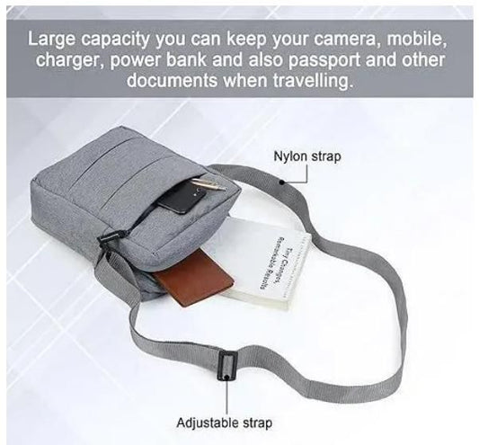 Menβs Stylish Sling Bag | Shoulder Bag with Multiple Compartments.