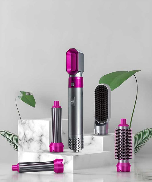 5-in-1 Multifunctional Hair Styling Tool | Hot Air Dryer & Curler