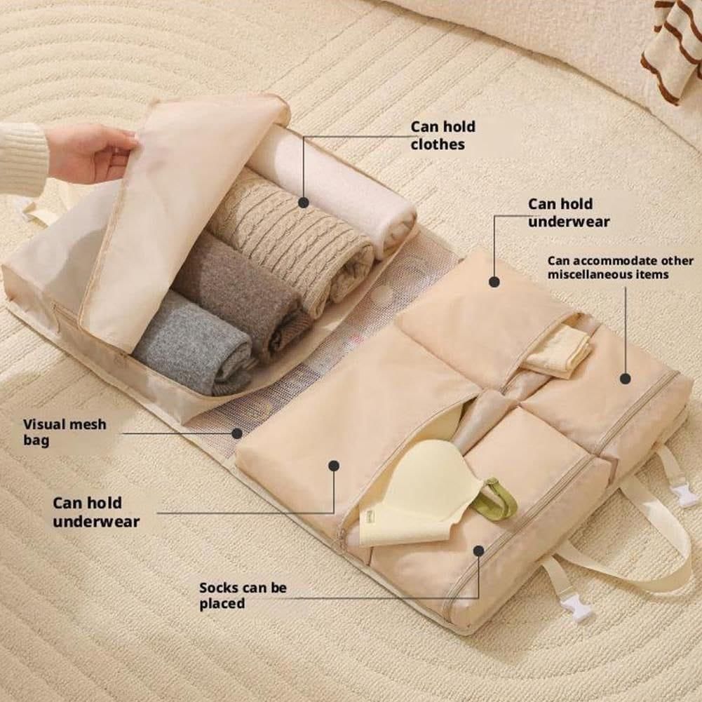 Foldable Hanging Travel Storage Bag | Multi-Pocket Organizer.